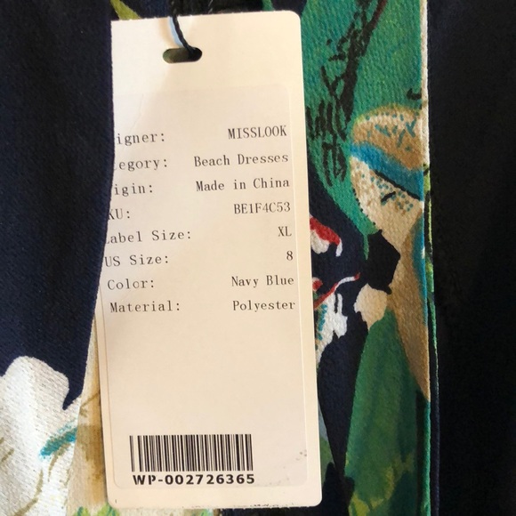 Floral maxi dress. Size XL. - Picture 4 of 4